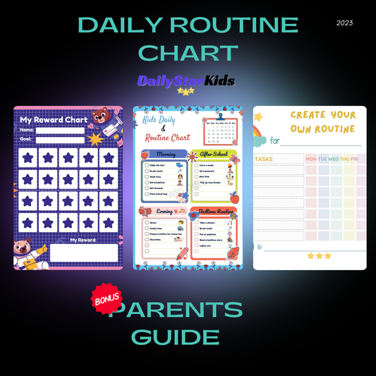 Daily Routine Chart – DailyStarKids